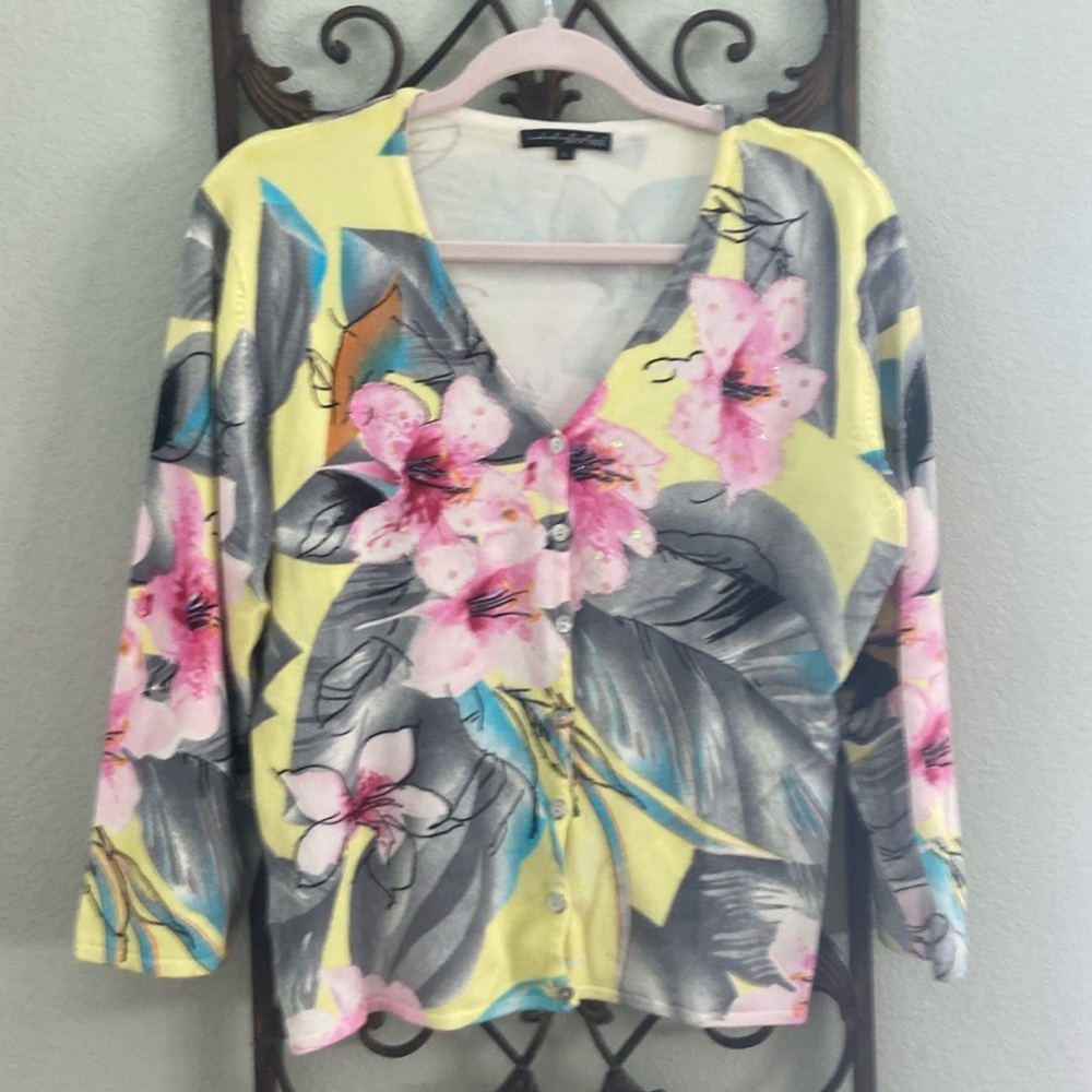 Floral cardigan